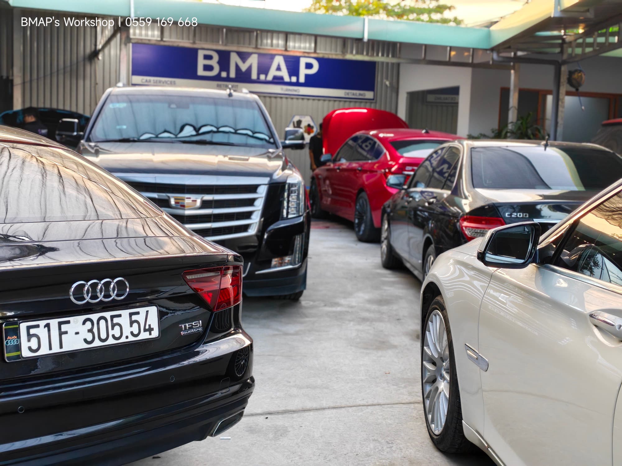 Audi A6 2.0 TFSI và dàn xe Đức tại BMAP Workshop